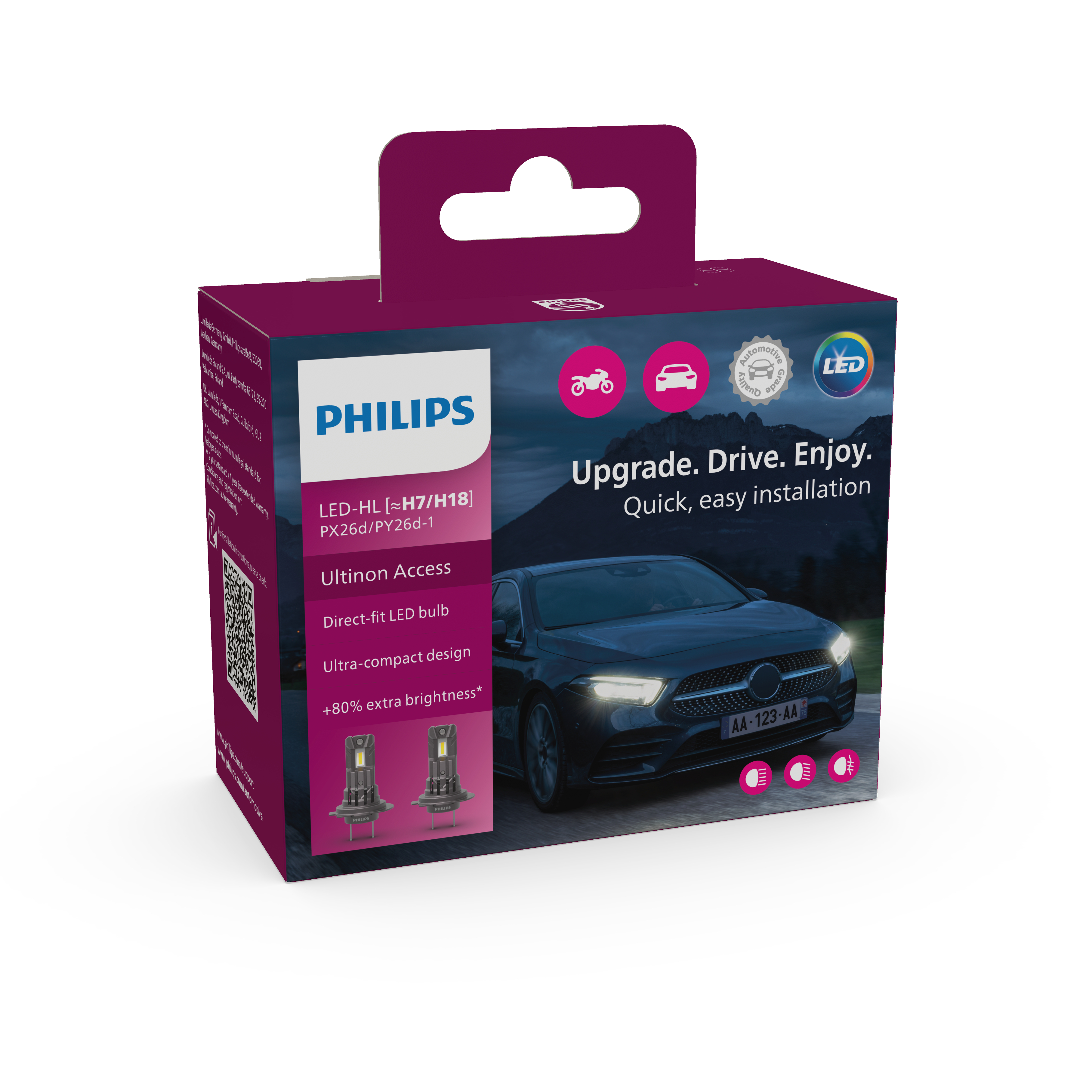 Nuove lampade LED Philips Ultinon Access - Carrozzeria Autorizzata